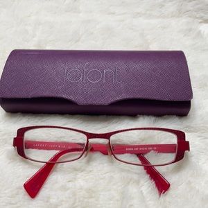 Red LaFont glasses